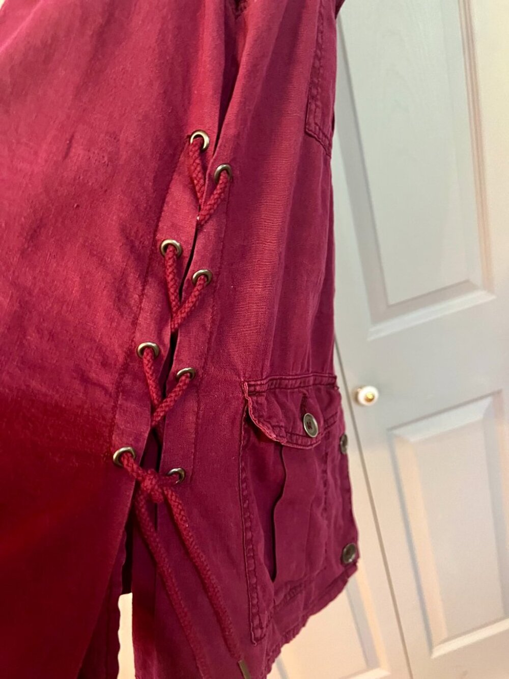 Utility Vest by Maurices / Raspberry - Picture 4 of 7
